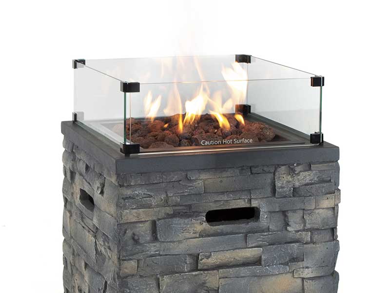 Kalos fire pit shop table